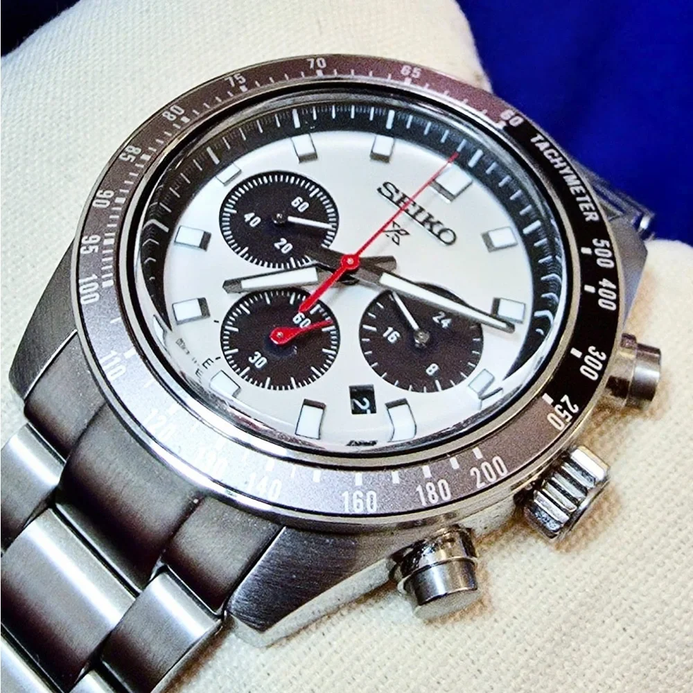 Seiko Prospex Speedtimer Solar Luxury Chrono Mens Watch